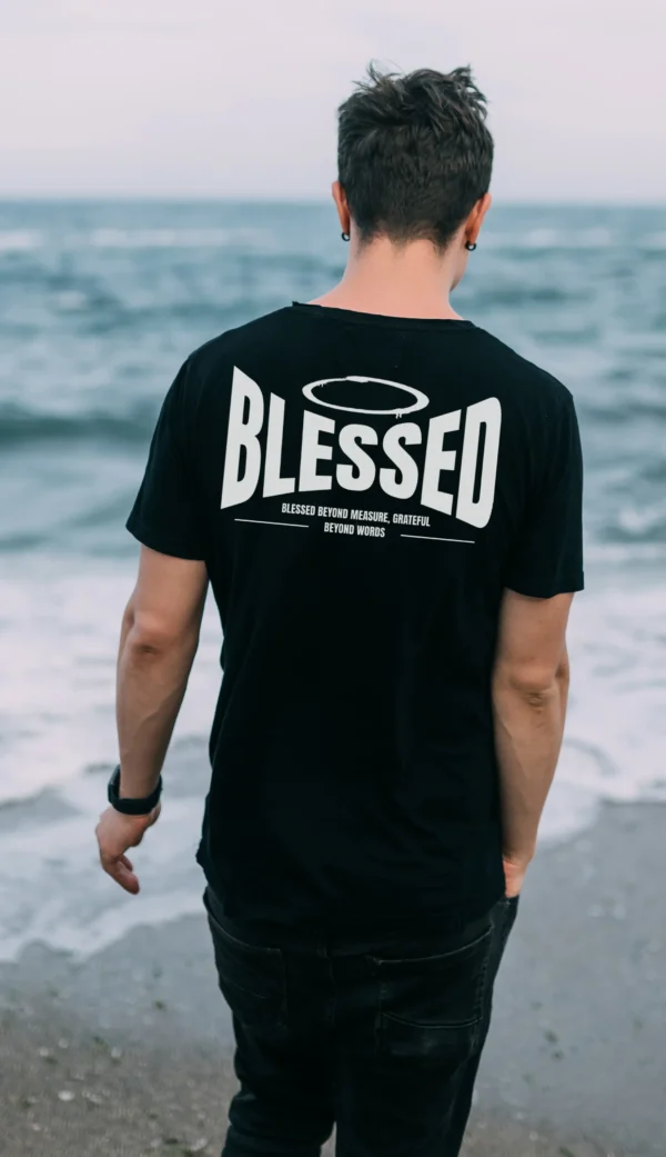 BLESSED | Oversized T-Shirt | Black